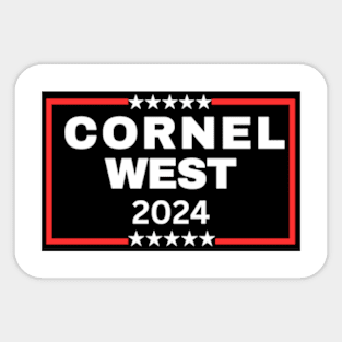 CORNEL WEST PRESIDENT 2024 Sticker